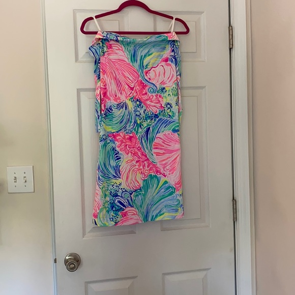 3 quarter sleeve off the shoulder Lilly dress - Picture 1 of 1
